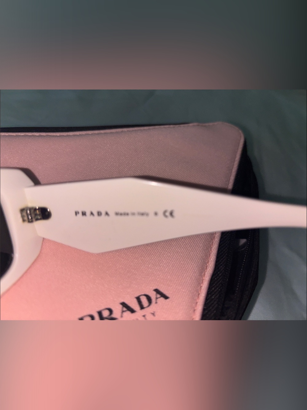 Prada White Sunglass Case - Picture 5 of 5